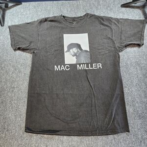 Mac Miller Graphic Tee Black Mens L Rap Hip Hop T Shirt
